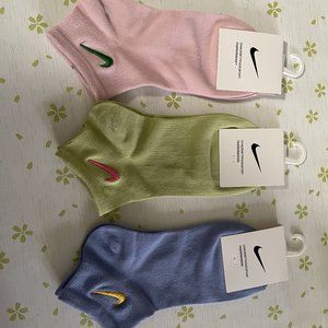 Nike Blue pink green socks
